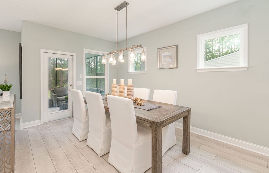 Furnished interior view inside a new home in Midpoint at New Riverside, Bluffton (Image 7).