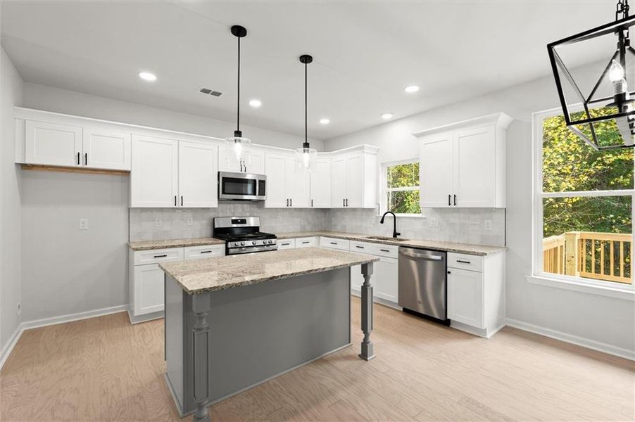 Furnished interior view inside a new home in , Austell (Image 12).