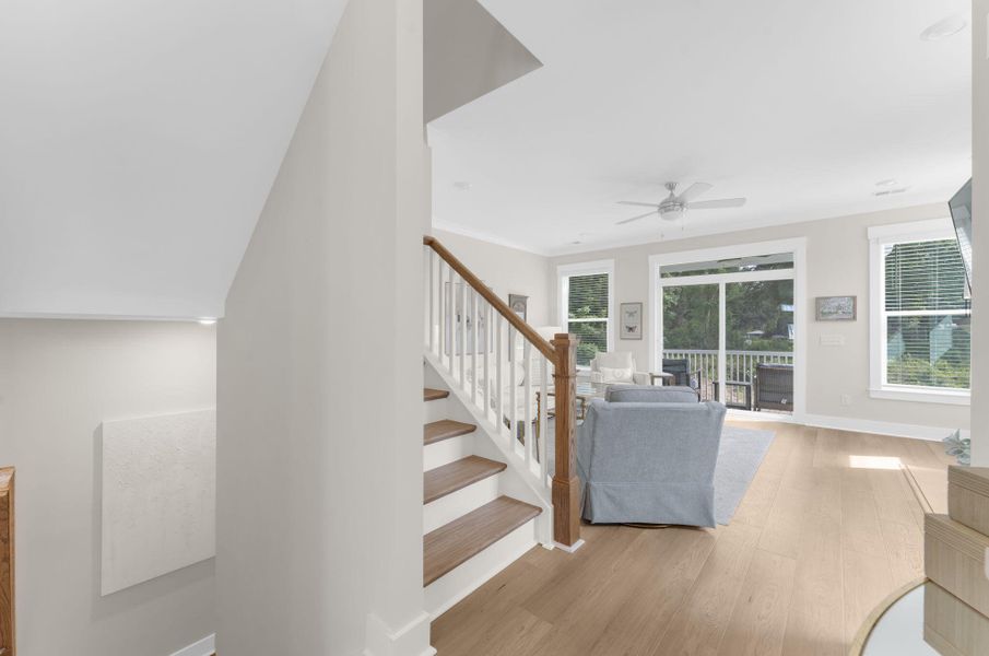 Furnished interior view inside a new home in , Charleston (Image 17).