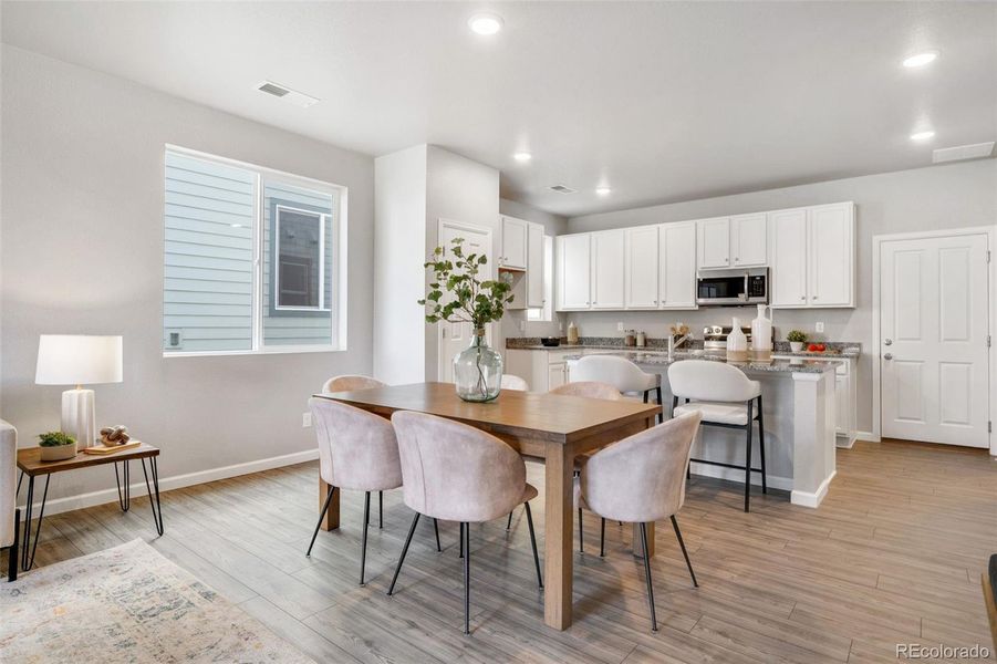 Furnished interior view inside a new home in Pintail Commons at Johnstown Village, Johnstown (Image 5).
