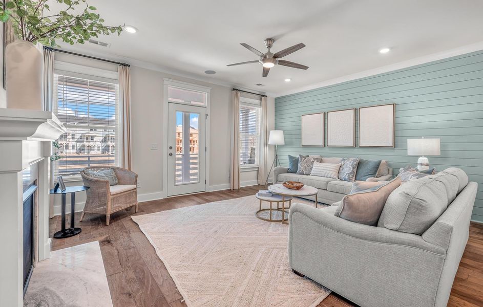 Furnished interior view inside a new home in , Charleston (Image 7).