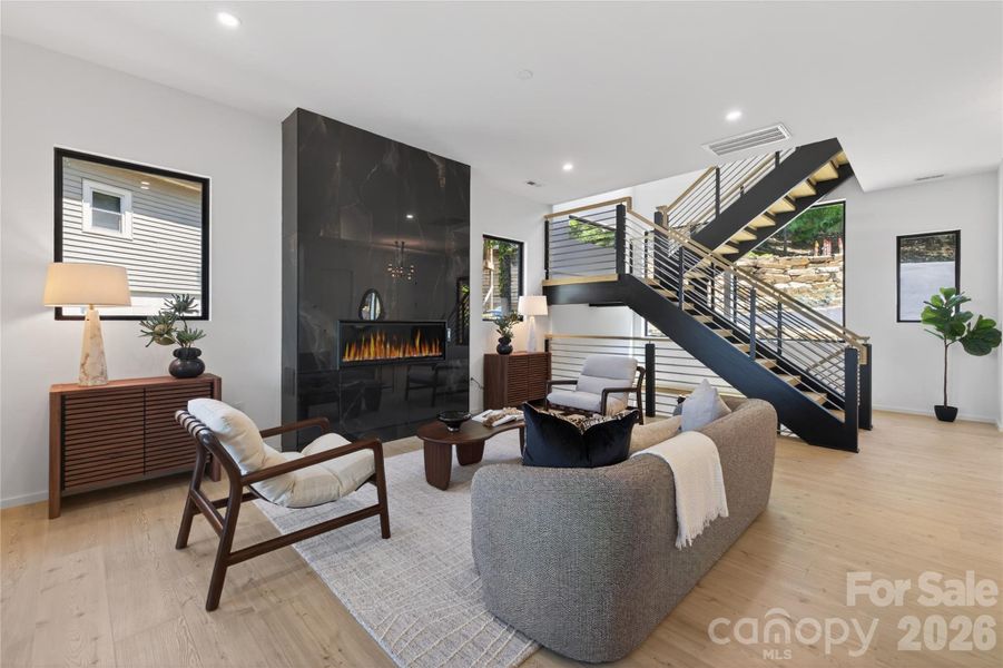 Furnished interior view inside a new home in , Norwood (Image 27).