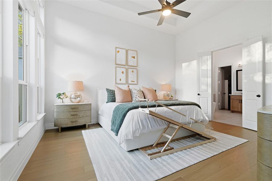 Furnished interior view inside a new home in , Porter (Image 17).