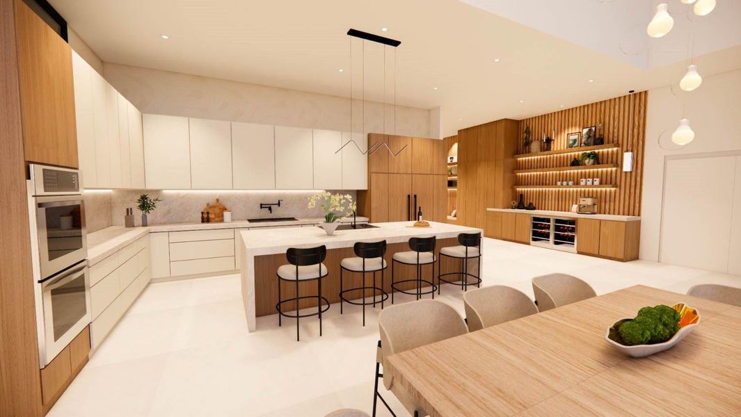 Furnished interior view inside a new home in , Dania Beach (Image 11).