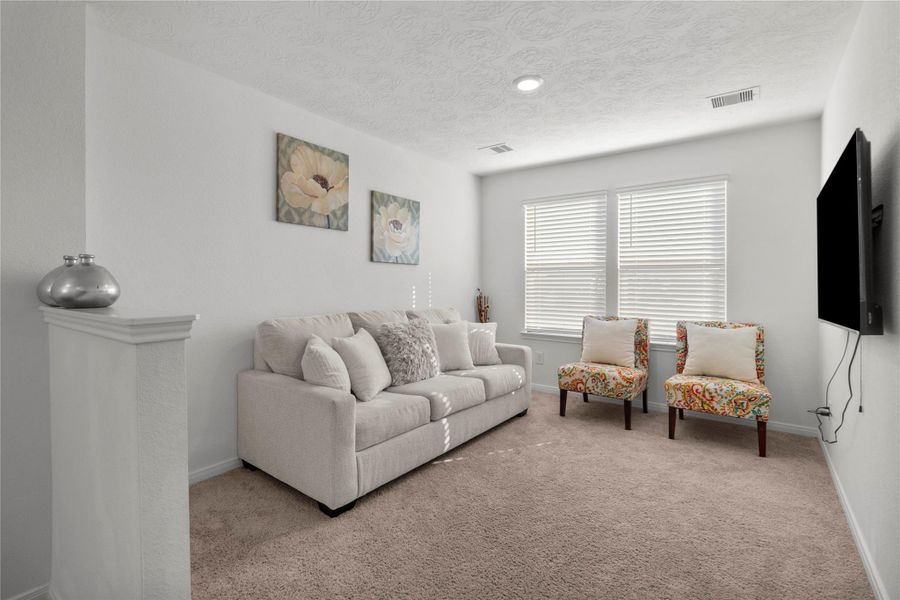 Furnished interior view inside a new home in , Houston (Image 9). Furnished interior view inside a new home in , Houston (Image 9).