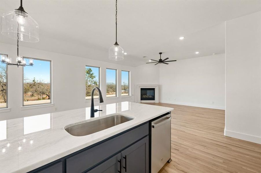 Furnished interior view inside a new home in Rocky Top Ranch, Reno (Image 9).