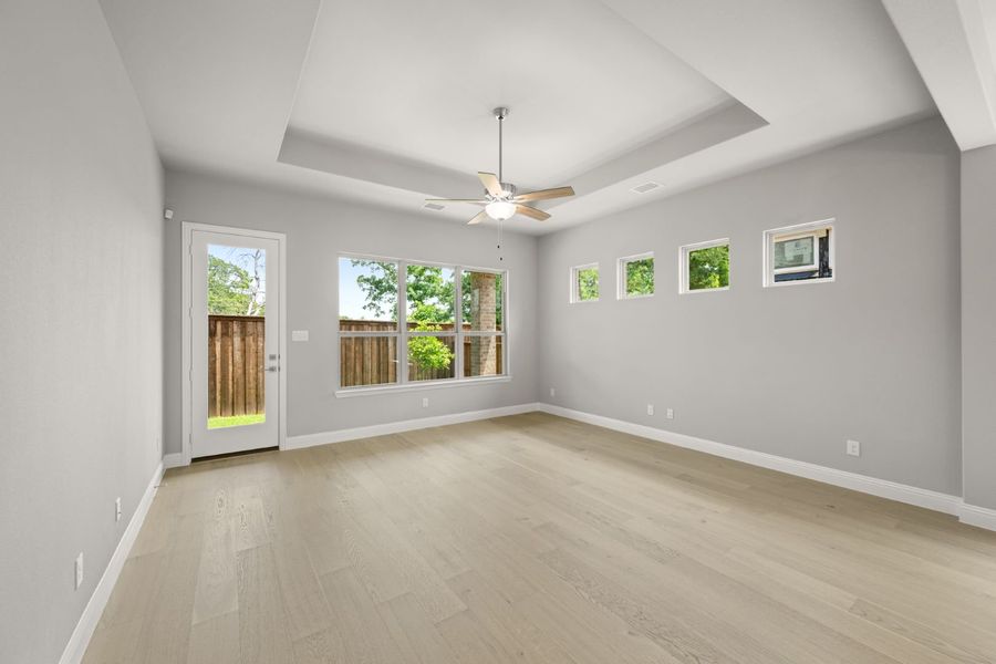 Representative unfurnished interior of a home built from the Austin by Windsor Homes in Walton Ridge, Corinth (Image 21). Representative unfurnished interior of a home built from the Austin by Windsor Homes in Walton Ridge, Corinth (Image 21).