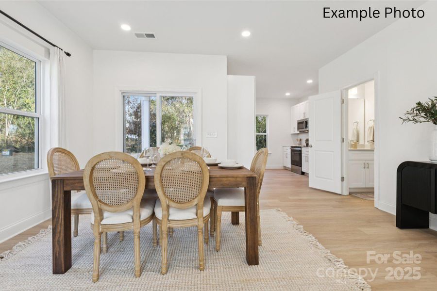 Furnished interior view inside a new home in , Charlotte (Image 12).