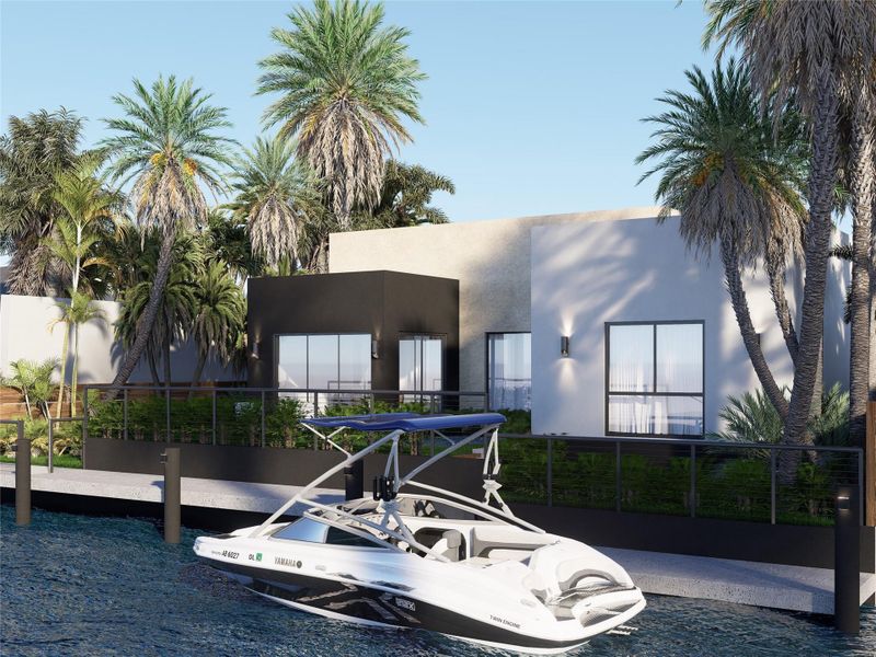 Front exterior of a new home in , Wilton Manors, FL, highlighting curb appeal (Image 14). Front exterior of a new home in , Wilton Manors, FL, highlighting curb appeal (Image 14).