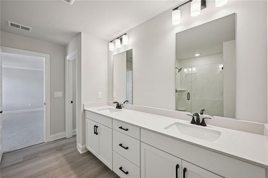 Furnished interior view inside a new home in , Braselton (Image 30).