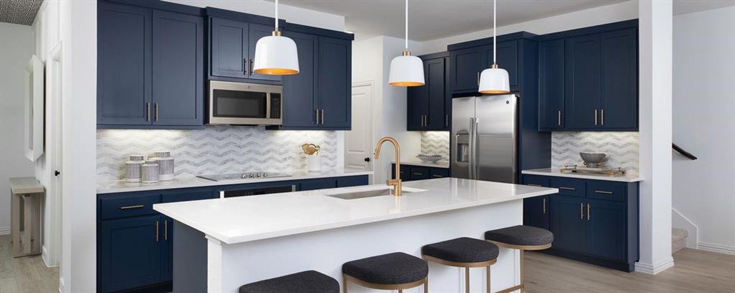 Furnished interior view inside a new home in Sereno Oaks at Buckner Terrace, Dallas (Image 3).