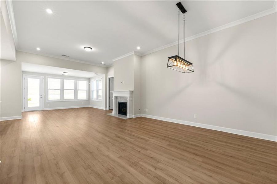 Spacious, unfurnished interior of a new home in Cresswind Georgia at Twin Lakes, Hoschton (Image 16). Spacious, unfurnished interior of a new home in Cresswind Georgia at Twin Lakes, Hoschton (Image 16).