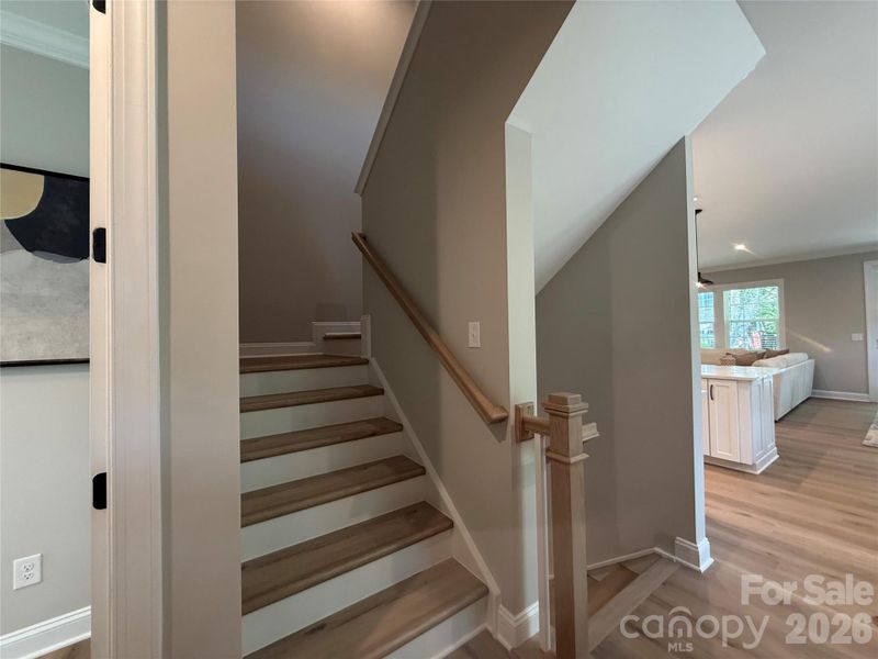 Spacious, unfurnished interior of a new home in The Townes at Wade Ardrey, Charlotte (Image 21).