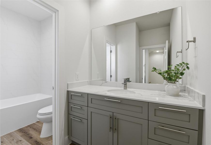 Furnished interior view inside a new home in , Houston (Image 30).