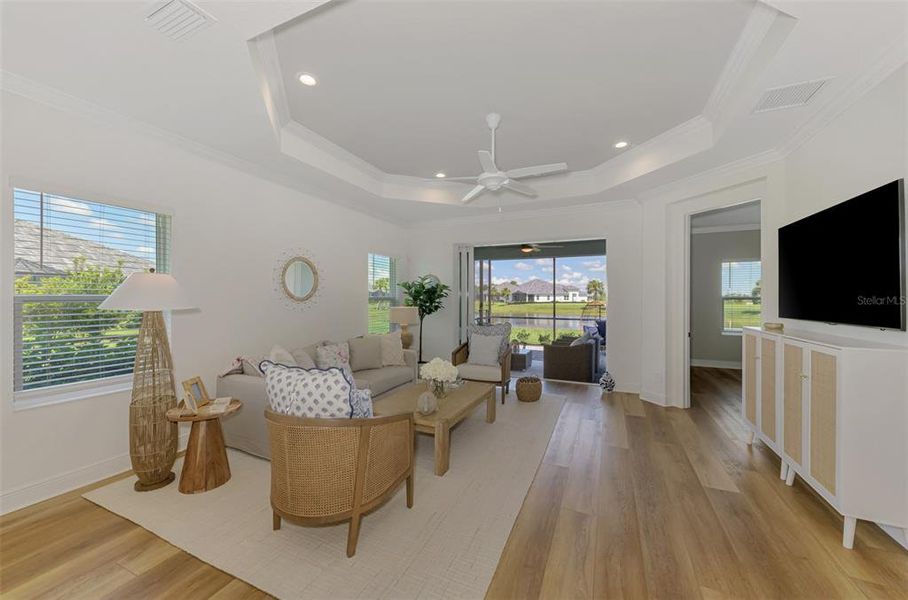 Furnished interior view inside a new home in , Sarasota (Image 16).
