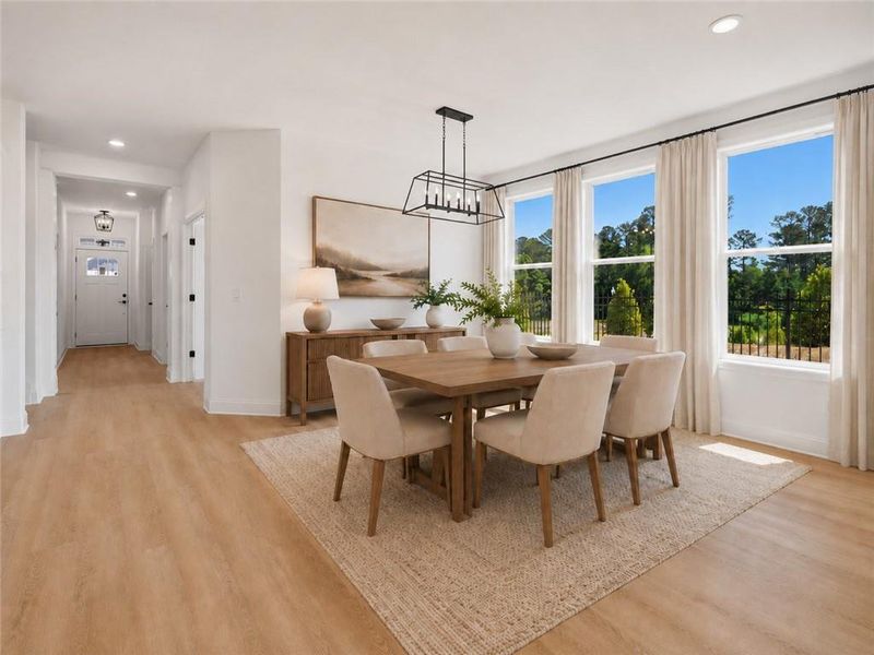 Furnished interior view inside a new home in Echols Farm, Hiram (Image 4).