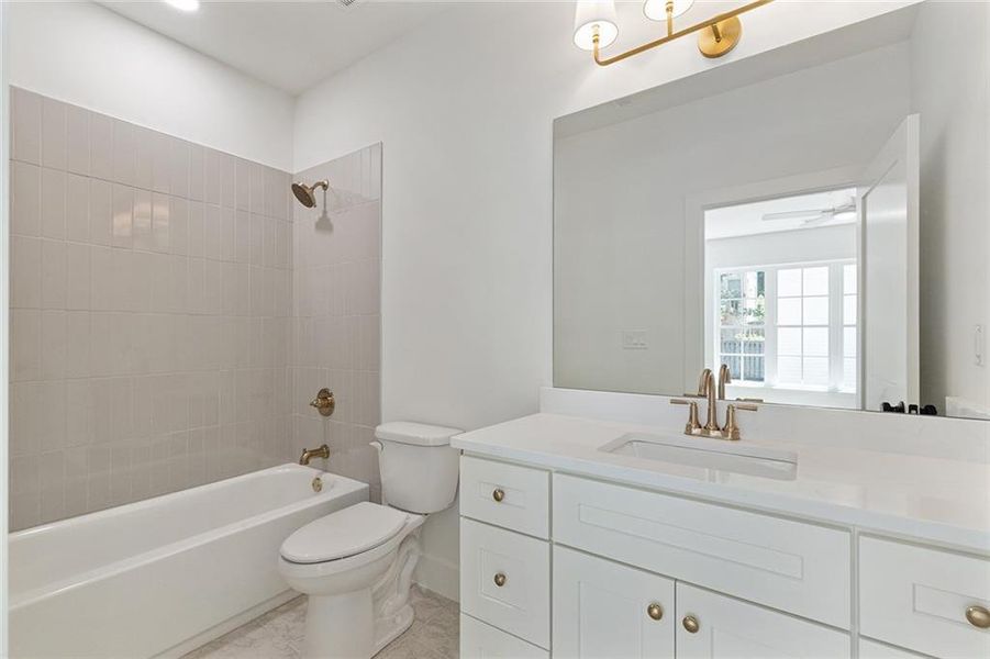 Furnished interior view inside a new home in , Brookhaven (Image 17).