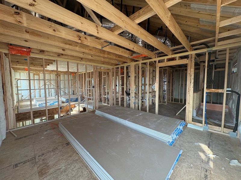 In-progress construction of a new home in Rolling Glen, Hutto, TX (Image 18).
