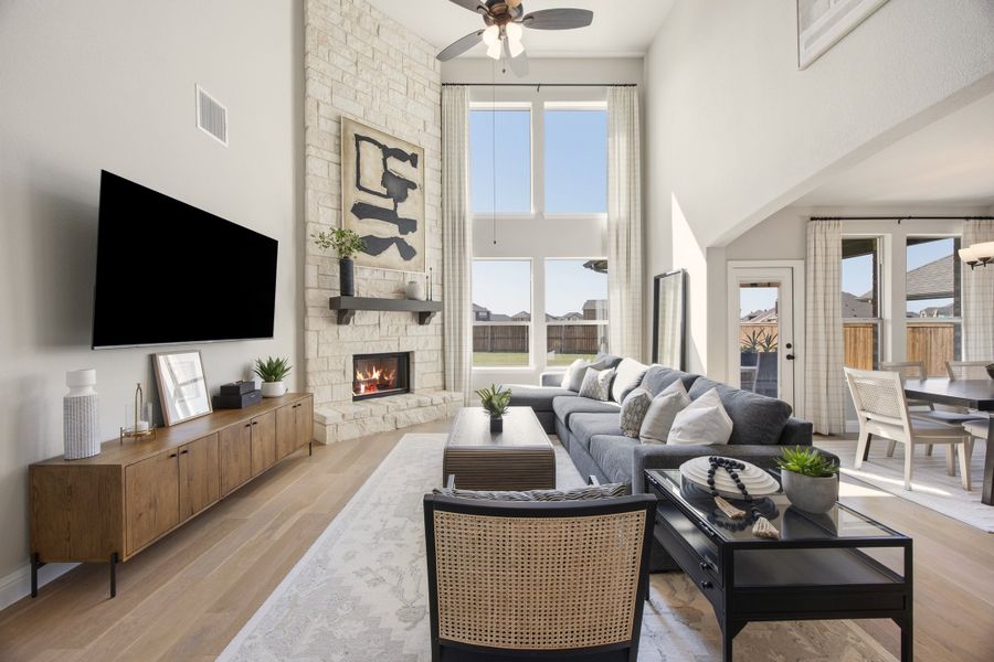 Furnished interior view inside a new home in Silo Mills, Joshua (Image 15).