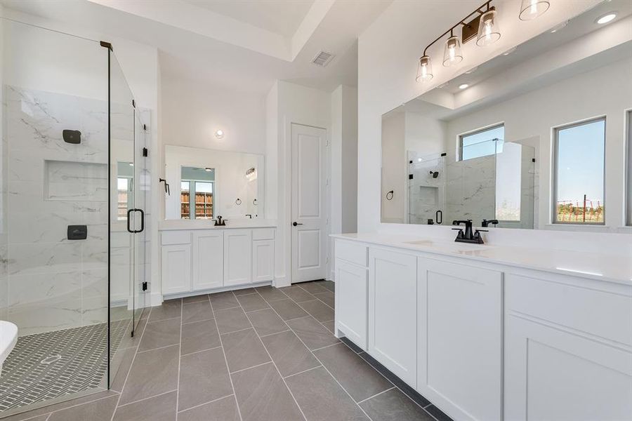 Furnished interior view inside a new home in The Homestead - 62', Rockwall (Image 17).