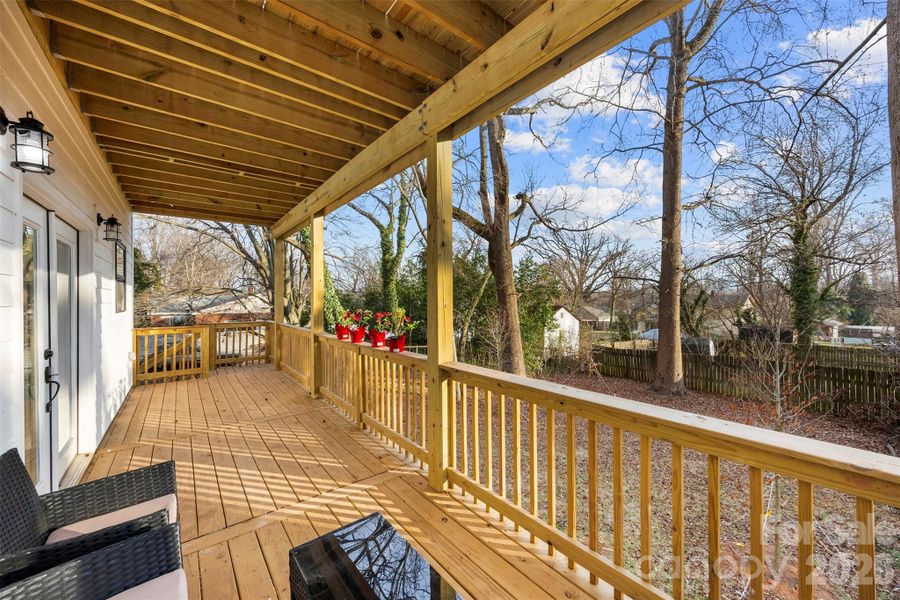 Exterior details and patio area of a home in , Charlotte (Image 28).