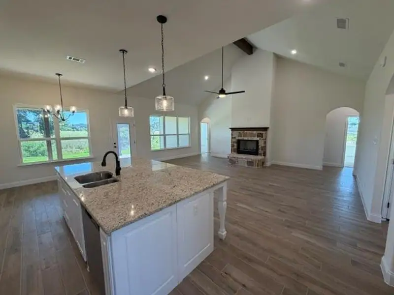 Furnished interior view inside a new home in , Azle (Image 4).
