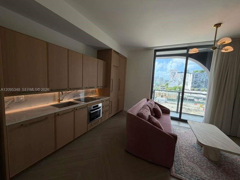 Furnished interior view inside a new home in , Miami (Image 6). Furnished interior view inside a new home in , Miami (Image 6).