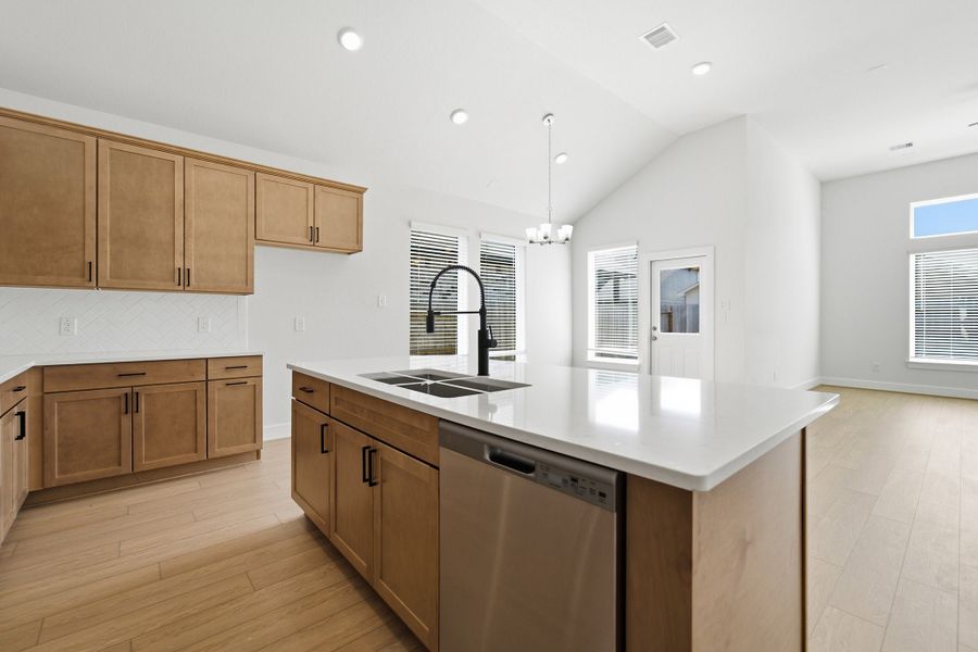 Furnished interior view inside a new home in Pecan Estates, Crosby (Image 6).