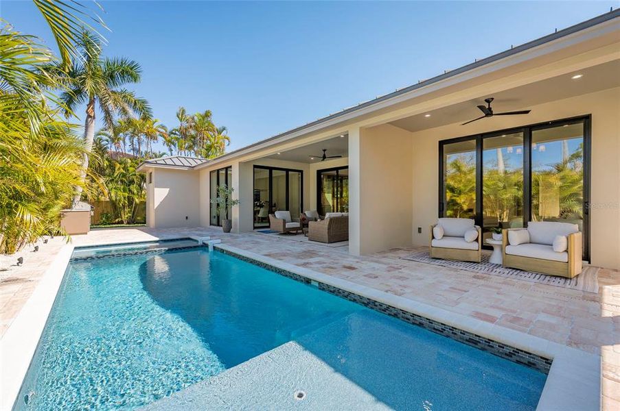 Exterior details and patio area of a home in , Sarasota (Image 28).