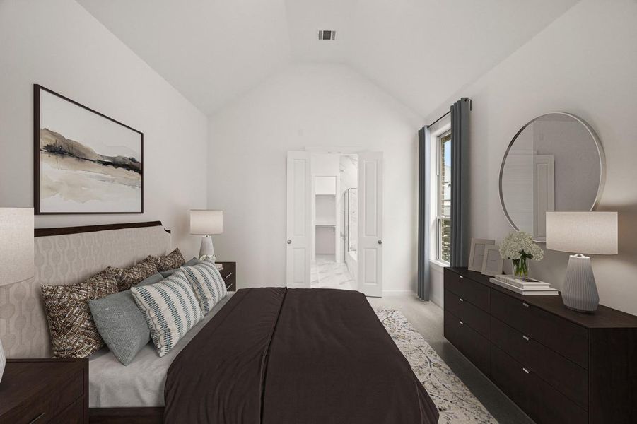 Primary Bedroom - Virtually Staged