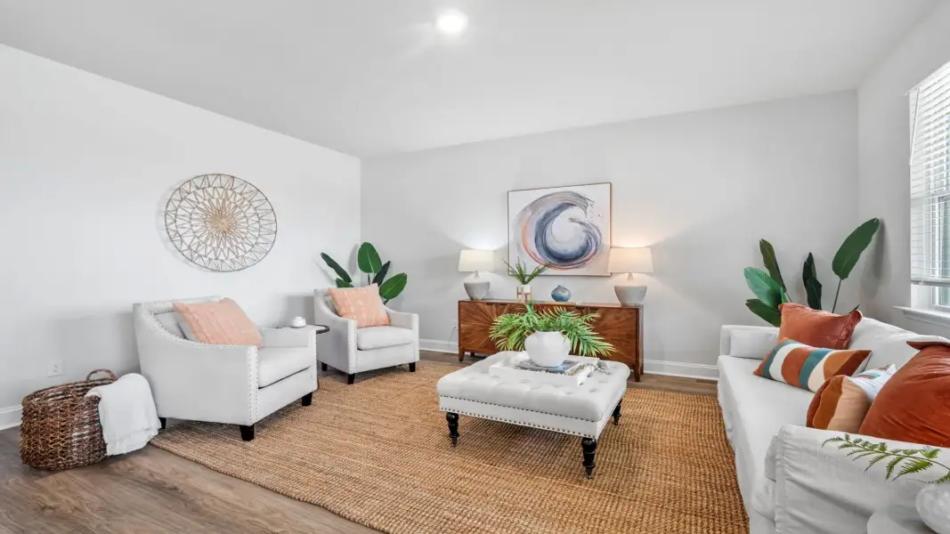 Furnished interior view inside a new home in The Retreat at East Argent, Ridgeland (Image 9).