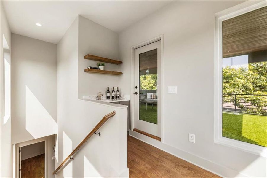 Furnished interior view inside a new home in , Atlanta (Image 34).