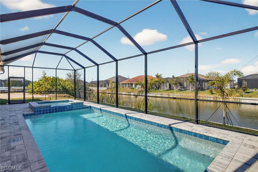 Exterior details and patio area of a home in Cape Coral, Cape Coral (Image 19). Exterior details and patio area of a home in Cape Coral, Cape Coral (Image 19).