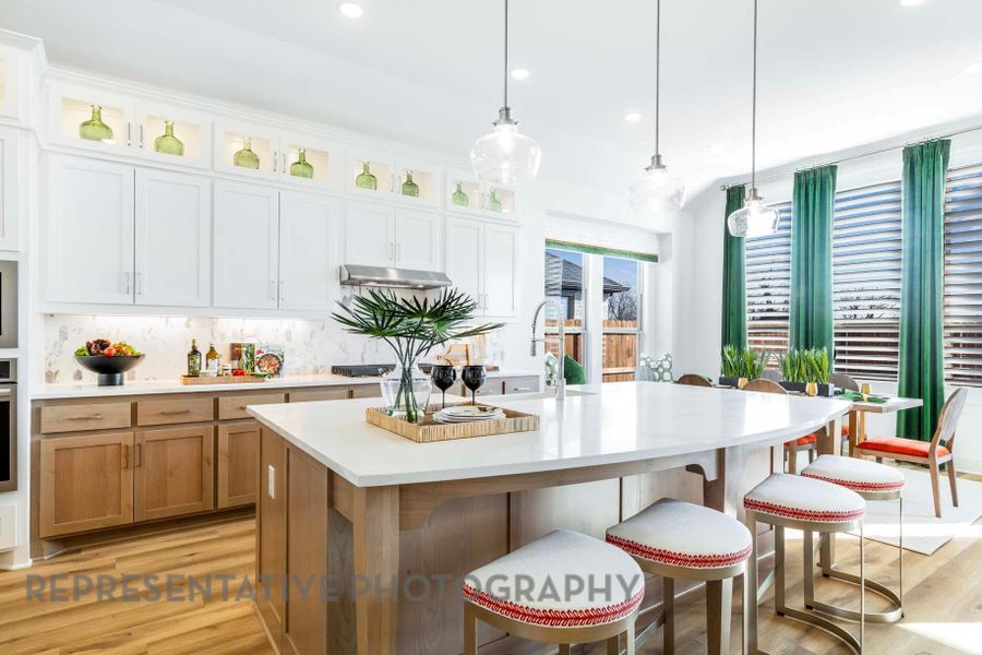 Furnished interior view inside a new home in 6 Creeks at Waterridge: 60ft. lots, Kyle (Image 7). Furnished interior view inside a new home in 6 Creeks at Waterridge: 60ft. lots, Kyle (Image 7).