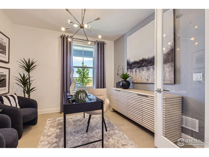 Furnished interior view inside a new home in Farmstead, Berthoud (Image 38).