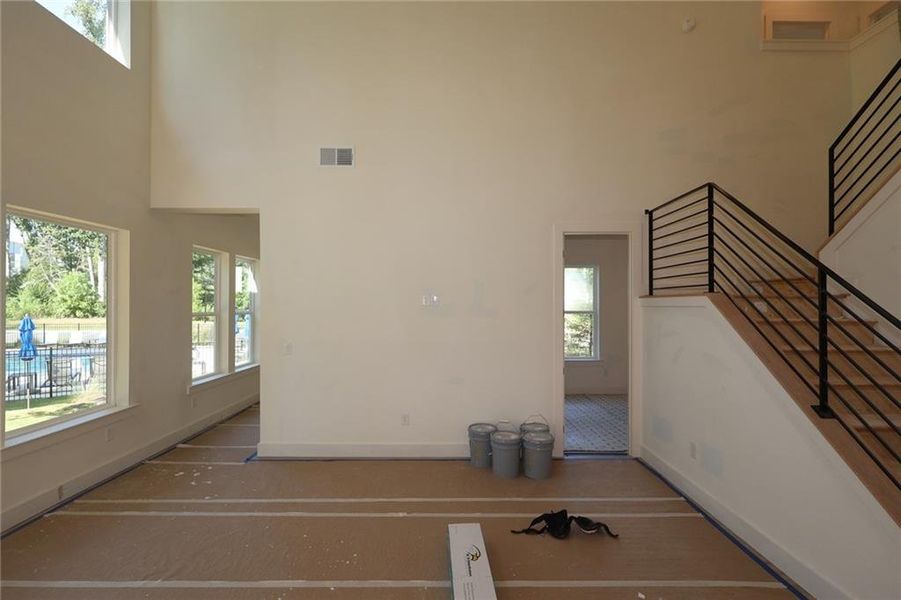 In-progress construction of a new home in Settingdown Farms, Cumming, GA (Image 6).