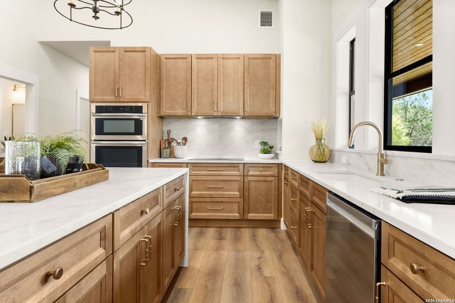 Furnished interior view inside a new home in , New Braunfels (Image 6).