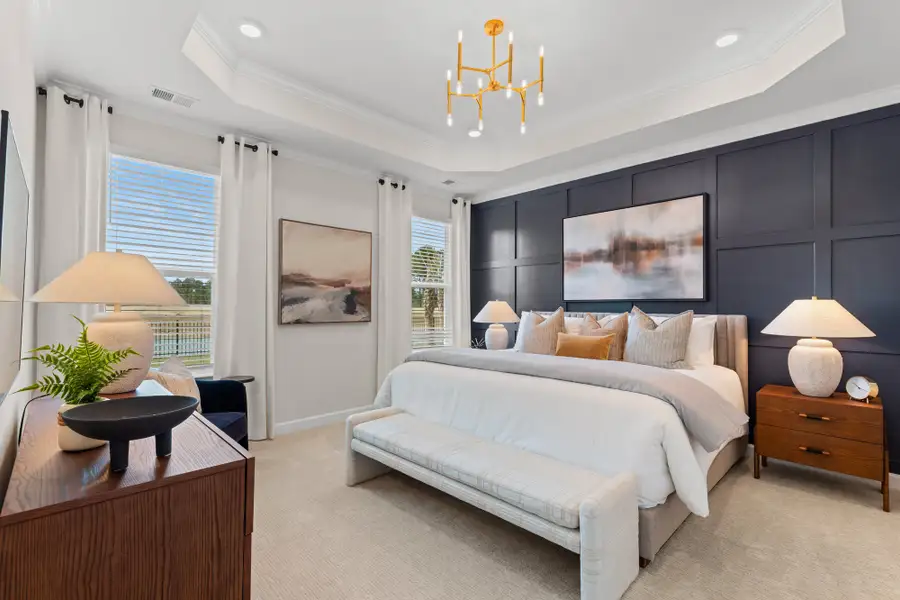 Representative furnished interior of a home built from the The Hickory by Chesapeake Homes in Neill's Pointe, Angier (Image 6). Representative furnished interior of a home built from the The Hickory by Chesapeake Homes in Neill's Pointe, Angier (Image 6).