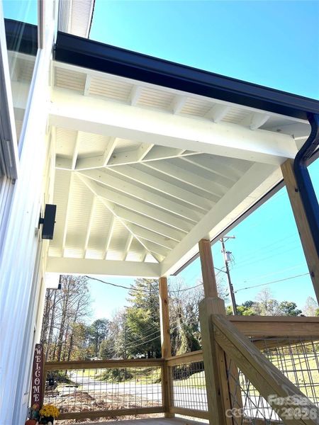 Exterior details and patio area of a home in , Old Fort (Image 12). Exterior details and patio area of a home in , Old Fort (Image 12).