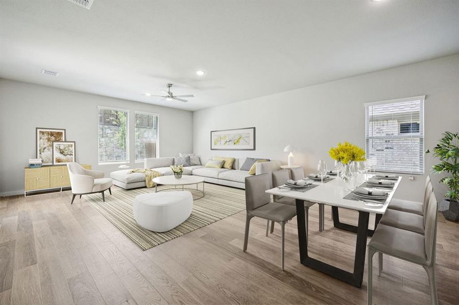 Living Room in the Holden home plan by Trophy Signature Homes – REPRESENTATIVE PHOTO