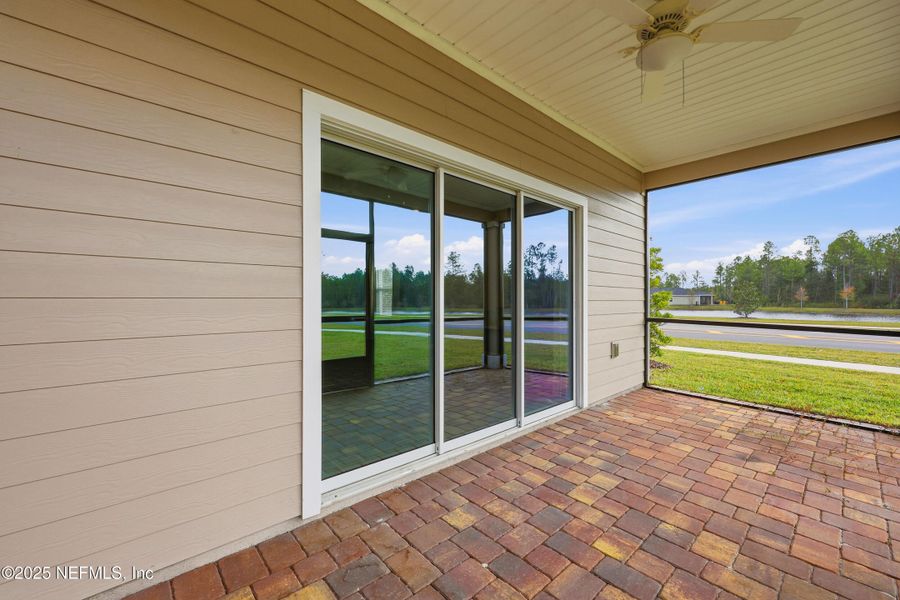 Exterior details and patio area of a home in St Augustine Lakes: St Augustine Lakes 50S, St. Augustine (Image 20). Exterior details and patio area of a home in St Augustine Lakes: St Augustine Lakes 50S, St. Augustine (Image 20).