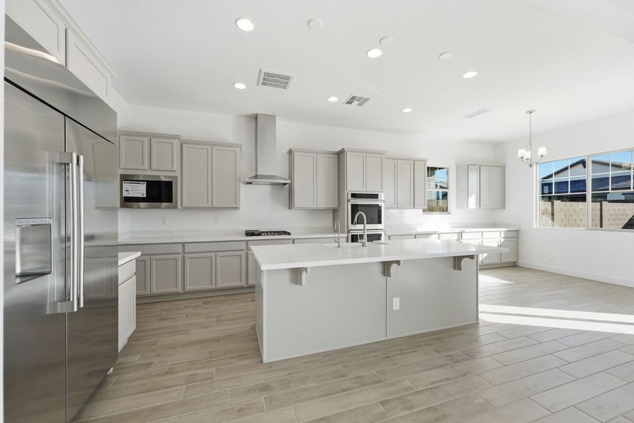 Furnished interior view inside a new home in Ellsworth Ranch, Queen Creek (Image 9).