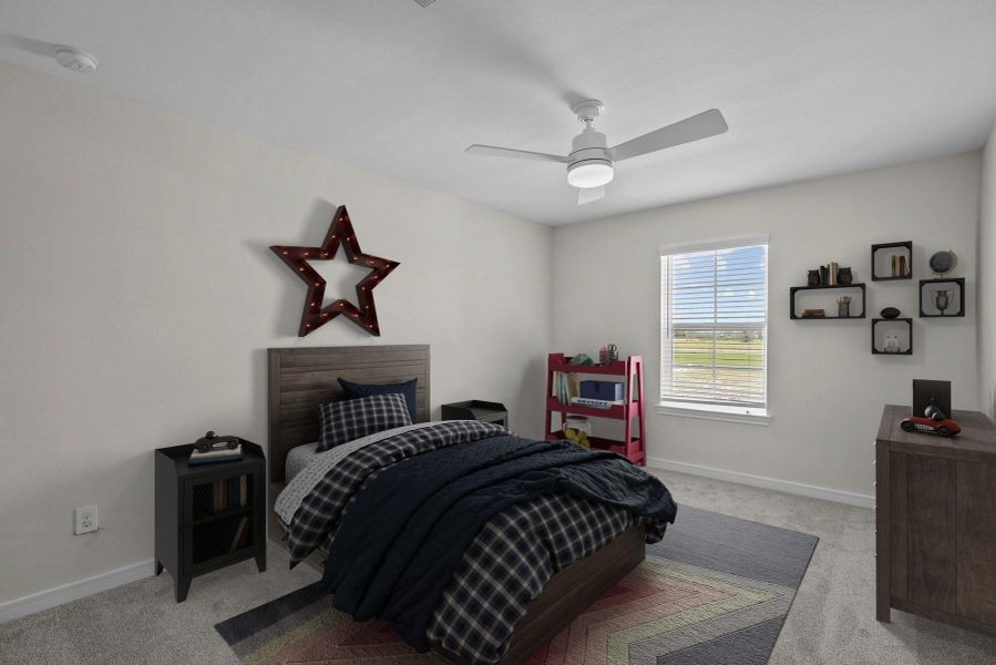 Bedroom 3 (*Photo not of actual home and used for illustration purposes only.) Bedroom 3 (*Photo not of actual home and used for illustration purposes only.)