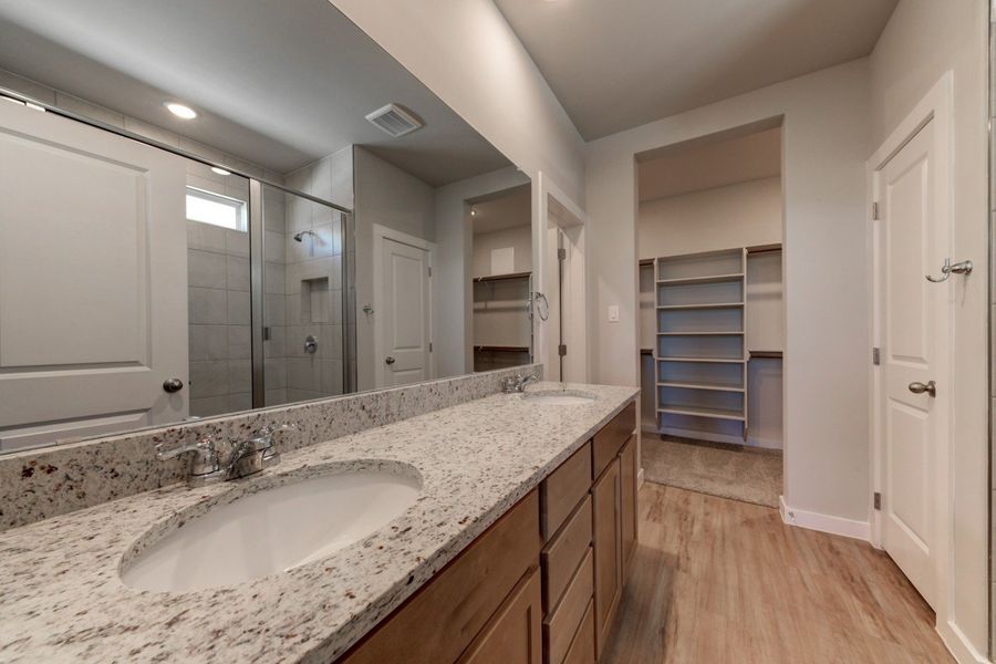 Furnished interior view inside a new home in The Woodlands, Mico (Image 7).