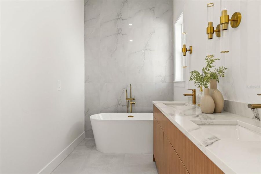 Furnished interior view inside a new home in , Seminole (Image 36).