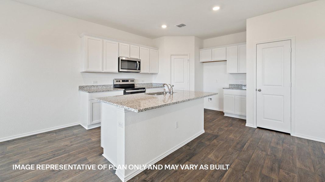 Furnished interior view inside a new home in Palomino, Manor (Image 5).