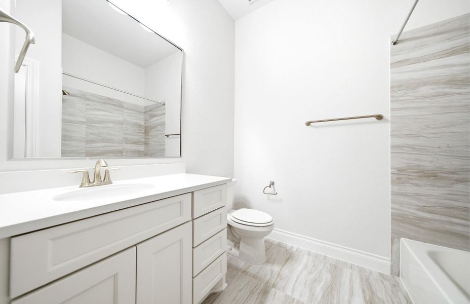 Furnished interior view inside a new home in Artavia 70′, Conroe (Image 9).