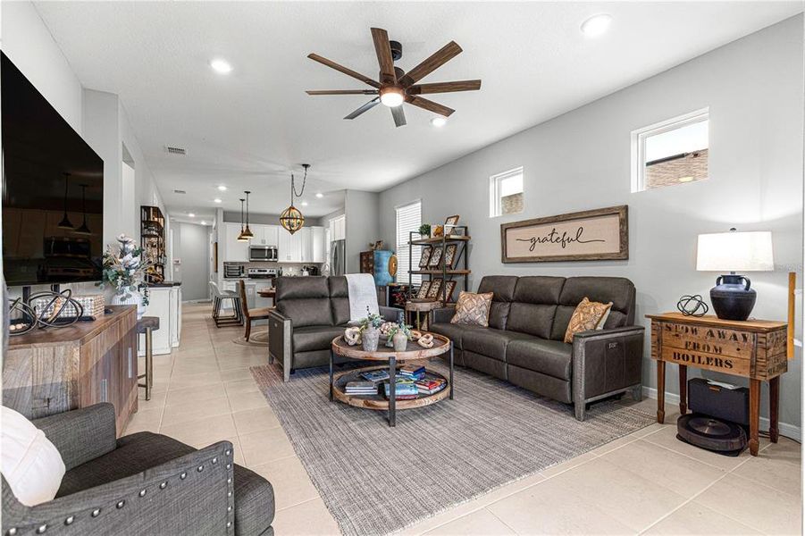 Furnished interior view inside a new home in Del Webb Stone Creek, Ocala (Image 17).