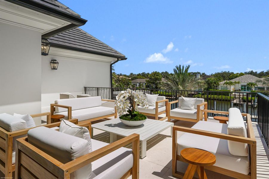 Open patio balcony