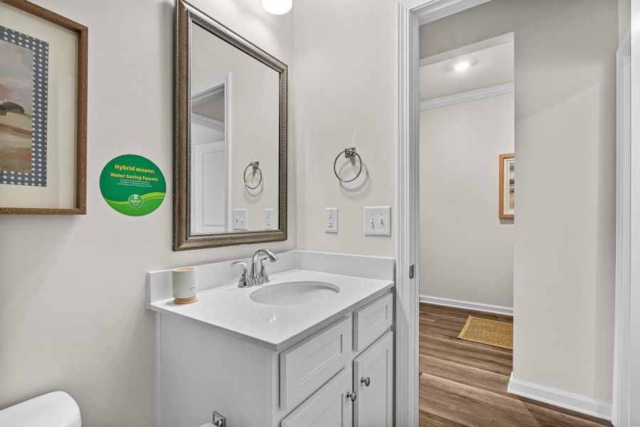 Furnished interior view inside a new home in , Yemassee (Image 11).